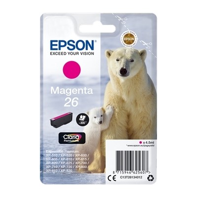 Epson T2613 - cartouche jet d'encre authentique T261340 - Magenta