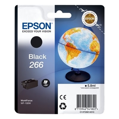 Epson T266 - cartouche jet d'encre authentique T266140 - Black