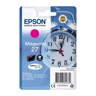 Epson T2703 - cartouche jet d'encre authentique T270340 - Magenta