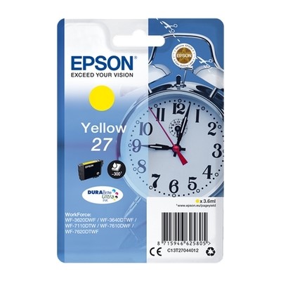Epson T2704 - cartouche jet d'encre authentique T270440 - Yellow