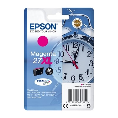 Epson 27XL - cartouche jet d'encre authentique C13T27134012 - Magenta