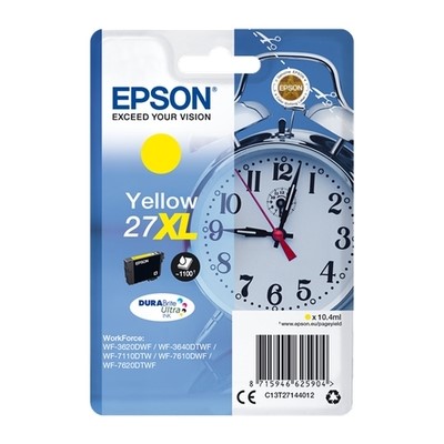 Epson 27XL - cartouche jet d'encre authentique C13T27144012 - Yellow