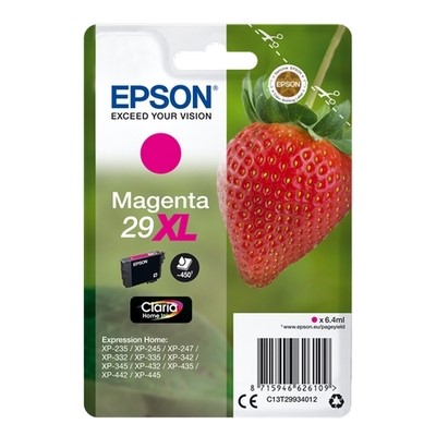 Epson 29XL - cartouche jet d'encre authentique C13T29934012 - Magenta