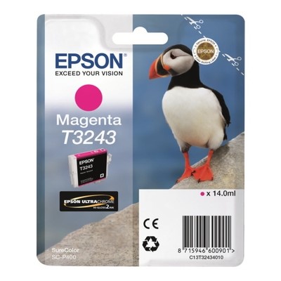 Epson T3243 - cartouche jet d'encre authentique T324340 - Magenta
