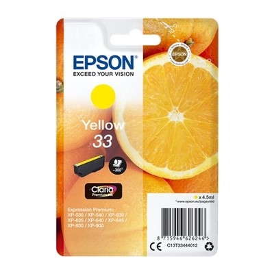 T334440.jpg Epson T3344 - cartouche jet d'encre authentique T334440 - Yellow