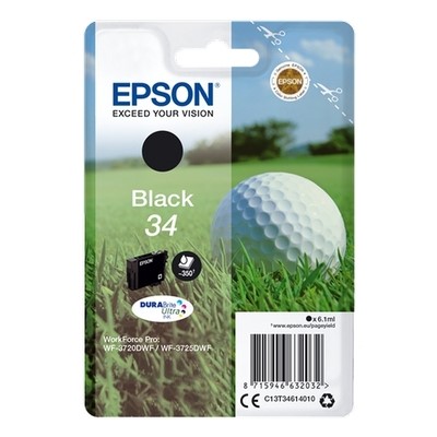 Epson T3461 - cartouche jet d'encre authentique T346140 - Black