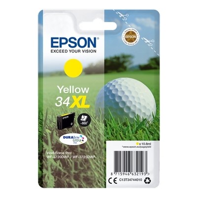 Epson T3474 - cartouche jet d'encre authentique T347440 - Yellow