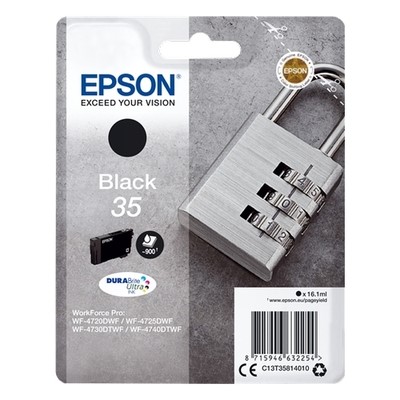 Epson T3581 - cartouche jet d'encre authentique T35814010 - Black