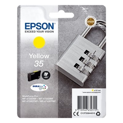 T35844010.jpg Epson T3584 - cartouche jet d'encre authentique T35844010 - Yellow