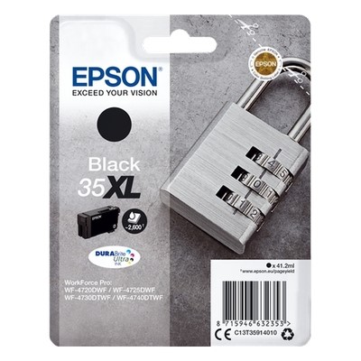 Epson T3591 - cartouche jet d'encre authentique T35914010 - Black