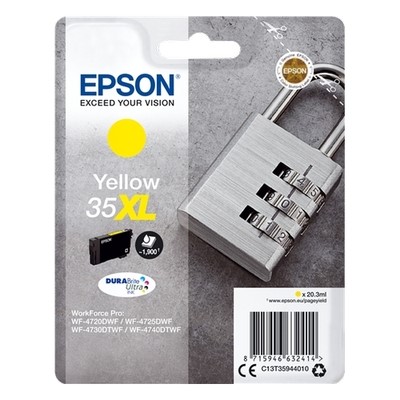 Epson T3594 - cartouche jet d'encre authentique T35944010 - Yellow