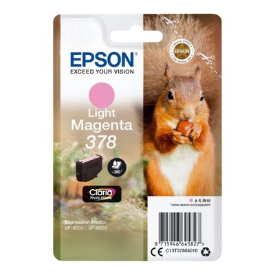 Epson T3786 - cartouche jet d'encre authentique T37864010 - Light Magenta