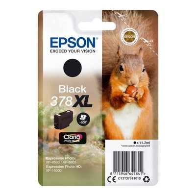 Epson T3791 - cartouche jet d'encre authentique T37914010 - Black