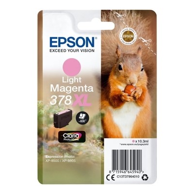 Epson T3796 - cartouche jet d'encre authentique T37964010 - Light Magenta