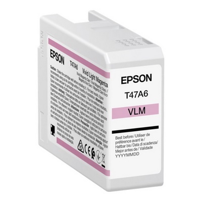 Epson T47A6 - cartouche jet d'encre authentique C13T47A600 - Light Magenta