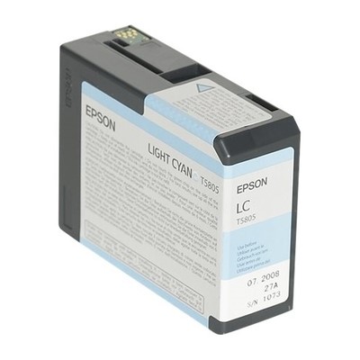 T580500.jpg Epson T5805 - cartouche d'encre authentique T580500 - Light Cyan