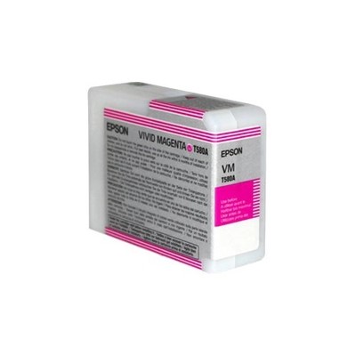 Epson T580A - cartouche d'encre authentique T580A00 - Magenta