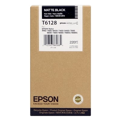 Epson T6128 - cartouche d'encre authentique C13T612800 - Black