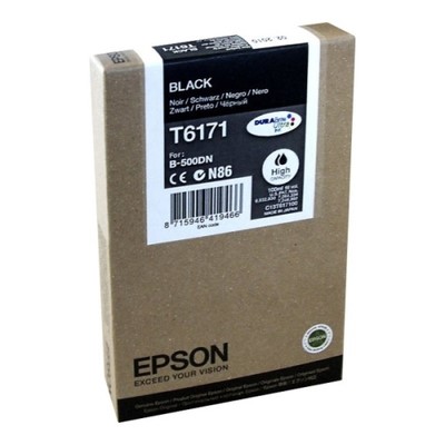 Epson T6171 - cartouche d'encre authentique C13T617100, T6171 - Black