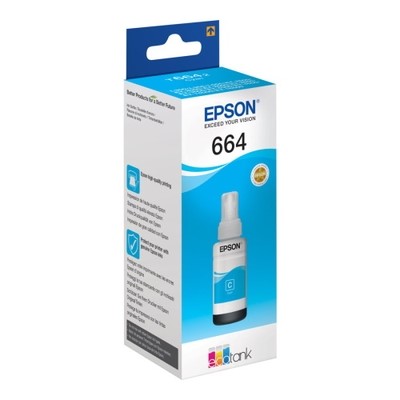 Epson T6642 - cartouche d'encre authentique T664240 - Cyan