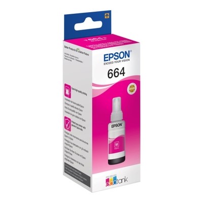 Epson T6643 - cartouche d'encre authentique T664340 - Magenta