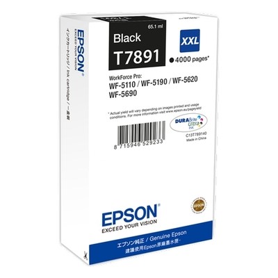 Epson T7891 - cartouche d'encre authentique T789140 - Black