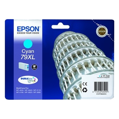 Epson T7902 - cartouche d'encre authentique C13T79024010 - Cyan