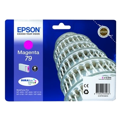 Epson T7913 - cartouche d'encre authentique T791340 - Magenta