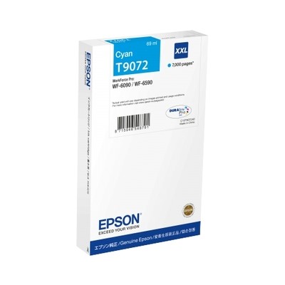 Epson T9072 - cartouche d'encre authentique T907240 - Cyan