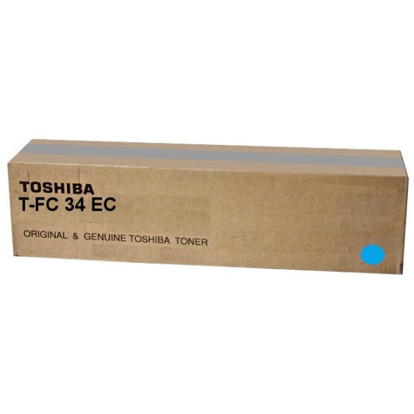 Toshiba 34E - Toner authentique TFC34EC - Cyan