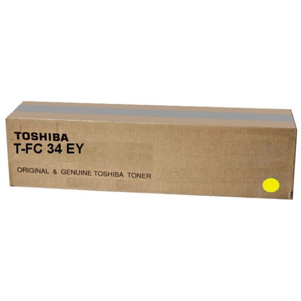 Toshiba 34E - Toner authentique TFC34EY - Yellow