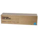 Toshiba 50E - Toner authentique TFC50EC - Cyan