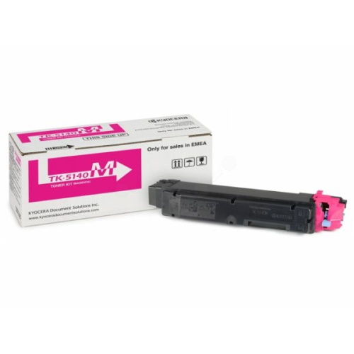 Kyocera Mita TK-5140M - Toner authentique 1T02NRBNL0, TK-5140 - Magenta