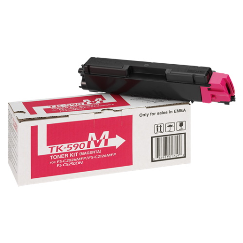 TK590M.jpg Kyocera Mita TK-590 - Toner authentique 1T02KVBNL0, TK590M - Magenta