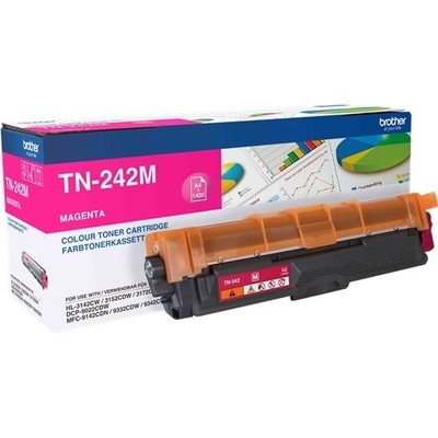 Brother TN-242M - Toner authentique TN-242M - Magenta