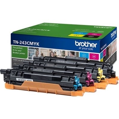 Brother TN-243 - Pack x 4 Toner authentique TN-243 - Black Cyan Magenta Yellow