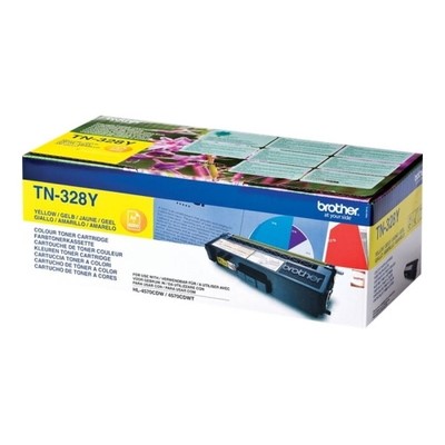 Brother TN-328 - Toner authentique TN-328 - Yellow