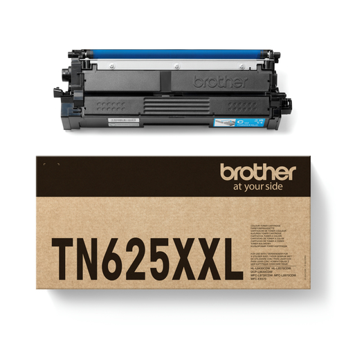 Brother TN-625 - Toner authentique TN-625XXL - Cyan