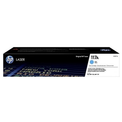 Hp 117A - Toner authentique W2071A, 117A - Cyan