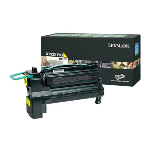 X792X1Y.jpg Lexmark X792 - Toner authentique RETURN X792X1YG - Yellow