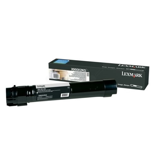 Lexmark X950 - Toner authentique X950X2KG - Black